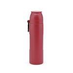 Thermos en acier inoxydable recyclé à mousqueton 1 L couleur bordeaux