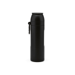 Thermos en acier inoxydable recyclé à couvercle-tasse 750 ml couleur noir