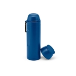 Thermos en acier inoxydable recyclé à couvercle-tasse 750 ml couleur bleu marine deuxième vue