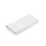 Serviette de douche 50x100 cm en coton recyclé gaufré 500 g/m² couleur blanc