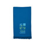 Serviette de plage 80x180 cm en coton recyclé et à franges 250 g/m² vue principale