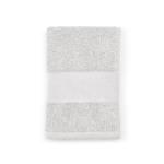 Serviette de bain 90x150 cm en coton recyclé et coton 370 g/m² couleur blanc deuxième vue