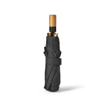 Parapluie pliable automatique en plastique recyclé anti-tempête ø119 couleur noir deuxième vue