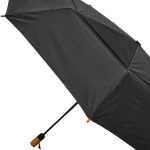 Parapluie pliable automatique en plastique recyclé anti-tempête ø119 couleur noir cinquière vue