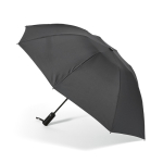 Parapluie pliable réversible automatique en plastique recyclé ø101,5 couleur noir vue arrière
