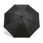 Parapluie pliable réversible automatique en plastique recyclé ø101,5 couleur noir vue frontale