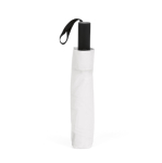 Parapluie pliable réversible automatique en plastique recyclé ø101,5 couleur blanc troisième vue