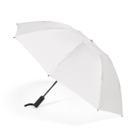 Parapluie pliable réversible automatique en plastique recyclé ø101,5 couleur blanc quatrième vue