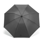 Parapluie pliable réversible automatique en plastique recyclé ø101,5 couleur gris foncé vue frontale