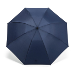 Parapluie pliable réversible automatique en plastique recyclé ø101,5 couleur bleu marine vue frontale