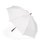 Parapluie de golf coupe-vent à ouverture automatique ø146 couleur blanc vue arrière