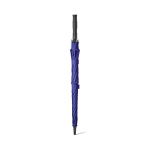 Parapluie tempête en plastique recyclé avec poignée droite ø100 couleur bleu deuxième vue