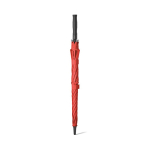 Parapluie tempête en plastique recyclé avec poignée droite ø100 couleur rouge deuxième vue