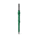 Parapluie tempête en plastique recyclé avec poignée droite ø100 couleur vert foncé deuxième vue