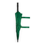 Parapluie tempête en plastique recyclé avec poignée droite ø100 couleur vert foncé cinquière vue