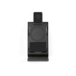 Chargeur sans fil 3 en 1 avec batterie MagSafe 5.000 mAh couleur noir vue frontale