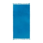 Serviette éponge en coton et polyester colorée 320 g/m2 couleur bleu première vue