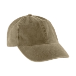 Casquette en coton à 100% avec effet lavé 260 g/m2 couleur taupe première vue