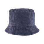 Bob personnalisable en coton avec effet lavé 260 g/m2 couleur bleu marine première vue
