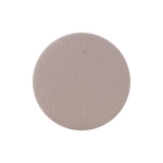 Miroir de poche rond avec finition textile à l'arrière couleur blanc première vue