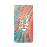Serviette extra fine en polyester pour sublimation 250 g/m2 couleur blanc deuxième vue