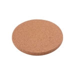 Porte-serviettes circulaire en liège pour personnalisation couleur beige troisième vue