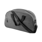 Sac de sport en RPET, double poignée et fermeture éclair couleur gris quatrième vue