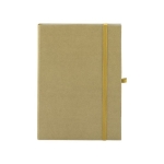 Carnets à couverture rigide en matériaux organiques A5 couleur vert première vue