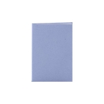 Blocs-notes fabriqués avec différents matériaux organiques couleur bleu première vue