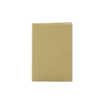 Blocs-notes fabriqués avec différents matériaux organiques couleur vert première vue