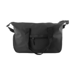 Sac de sport en PU, espace chaussures et double poignée couleur noir quatrième vue