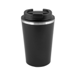 Verre à emporter noir en acier inoxydable à double paroi 480ml couleur noir deuxième vue