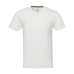 T-shirt unisexe en coton et polyester recyclé 160 g/m² Elevate NXT couleur blanc