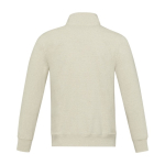 Pull unisexe en coton et polyester recyclés 320 g/m² Elevate NXT couleur ivoire deuxième vue arrière