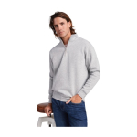 Sweat-shirt en coton et polyester avec fermeture éclair 280 g/m² Roly couleur bleu marine image nature morte