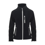 Veste softshell pour femme en polyester et élasthanne 300 g/m² Roly couleur noir