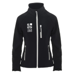 Veste softshell pour femme en polyester et élasthanne 300 g/m² Roly avec zone d'impression