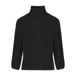 Veste polaire en polyester avec col montant pour homme 300 g/m² Roly couleur noir