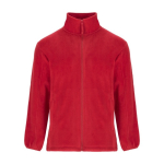 Veste polaire en polyester avec col montant pour homme 300 g/m² Roly couleur rouge