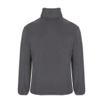 Veste polaire en polyester avec col montant pour homme 300 g/m² Roly couleur gris foncé deuxième vue arrière