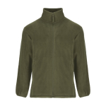 Veste polaire en polyester avec col montant pour homme 300 g/m² Roly couleur vert foncé