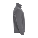Veste polaire en polyester avec col montant pour homme 300 g/m² Roly couleur gris taupe deuxième vue latérale
