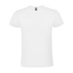 T-shirt unisexe 100% coton à manches courtes 150 g/m² Roly Atomic couleur blanc
