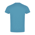T-shirt unisexe 100% coton à manches courtes 150 g/m² Roly Atomic couleur turquoise deuxième vue arrière