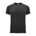 T-shirt technique personnalisé 100% polyester pour homme 135 g/m² Roly couleur noir