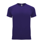 T-shirt technique personnalisé 100% polyester pour homme 135 g/m² Roly couleur violet