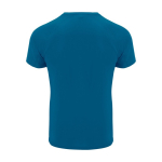 T-shirt technique personnalisé 100% polyester pour homme 135 g/m² Roly couleur bleu foncé deuxième vue arrière