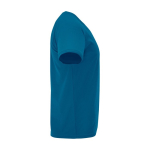 T-shirt technique personnalisé 100% polyester pour homme 135 g/m² Roly couleur bleu foncé deuxième vue latérale
