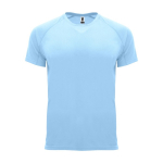 T-shirt technique personnalisé 100% polyester pour homme 135 g/m² Roly couleur bleu ciel