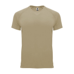 T-shirt technique personnalisé 100% polyester pour homme 135 g/m² Roly couleur taupe